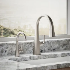 Transitional beverage faucet