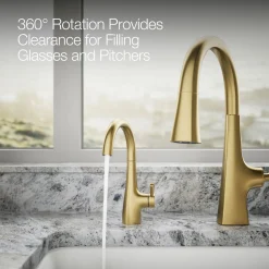 Transitional beverage faucet
