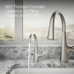 Transitional beverage faucet