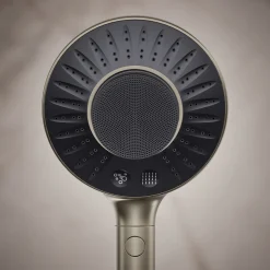 Two-function handshower with all-in-one cleansing device, 1.75 gpm