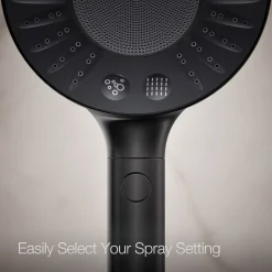 Two-function handshower with all-in-one cleansing device, 1.75 gpm