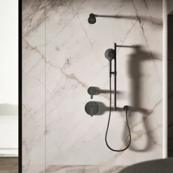 Two-function handshower with all-in-one cleansing device, 1.75 gpm