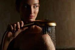 Two-function handshower with all-in-one cleansing device, 1.75 gpm