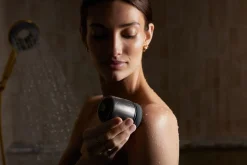 Two-function handshower with all-in-one cleansing device, 1.75 gpm