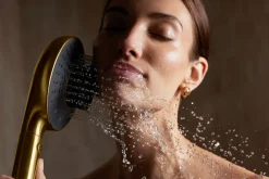Two-function handshower with all-in-one cleansing device, 1.75 gpm