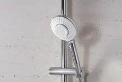 Two-function handshower with all-in-one cleansing device, 1.75 gpm