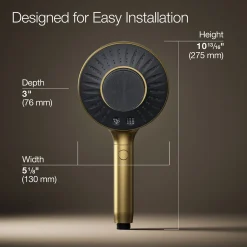 Two-function handshower with all-in-one cleansing device, 1.75 gpm