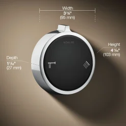Two-outlet bath/shower digital control