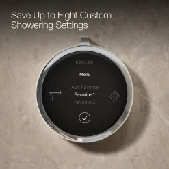 Two-outlet bath/shower digital control