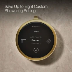 Two-outlet bath/shower digital control