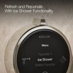 Two-outlet bath/shower digital control