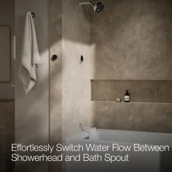 Two-outlet bath/shower digital control