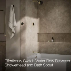 Two-outlet bath/shower digital control