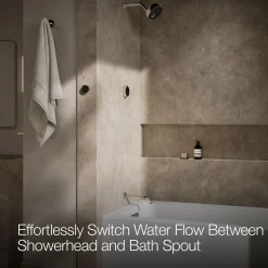 Two-outlet bath/shower digital control