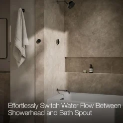 Two-outlet bath/shower digital control