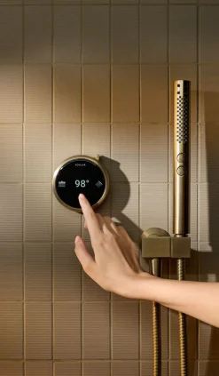Two-outlet bath/shower digital control