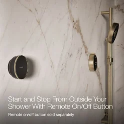 Two-outlet shower digital control