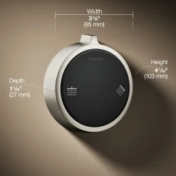 Two-outlet shower digital control