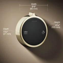 Two-outlet shower digital control