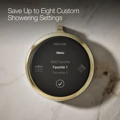 Two-outlet shower digital control