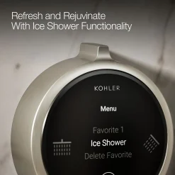 Two-outlet shower digital control