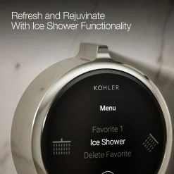 Two-outlet shower digital control