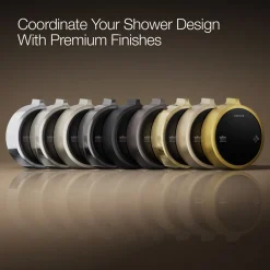 Two-outlet shower digital control