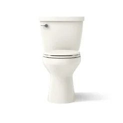 Two-piece elongated toilet, 1.6 gpf
