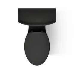 Two-piece elongated toilet, 1.28 gpf