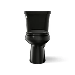 Two-piece elongated toilet, 1.6 gpf