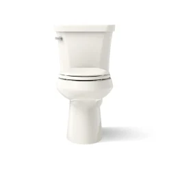 Two-piece elongated toilet, 1.6 gpf