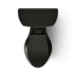 Two-piece elongated toilet, 1.28 gpf