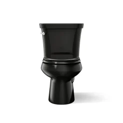 Two-piece elongated toilet, 1.6 gpf
