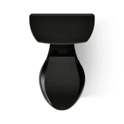Two-piece elongated toilet with concealed trapway, 1.28 gpf