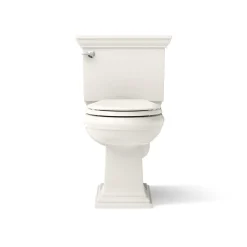 Two-piece round-front toilet, 1.28 gpf