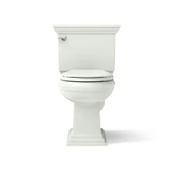 Two-piece round-front toilet, 1.28 gpf