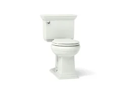 Two-piece round-front toilet, 1.28 gpf