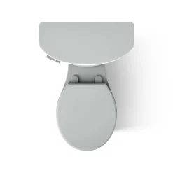 Two-piece round-front toilet, 1.6 gpf