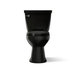 Two-piece round-front toilet, 1.6 gpf