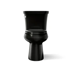 Two-piece round-front toilet, 1.28 gpf