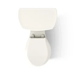 Two-piece round-front toilet, 1.28 gpf