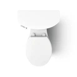 Two-piece round-front toilet, 1.6 gpf