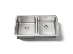 31-1/2" undermount double-bowl kitchen sink