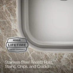 35-1/4 undermount double-bowl kitchen sink