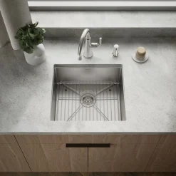 20" undermount single-bowl bar sink