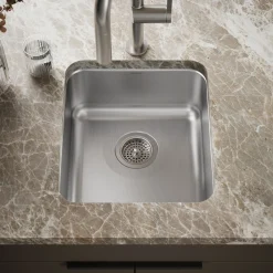 15-3/4" undermount single-bowl bar sink
