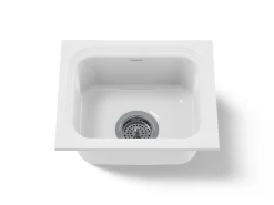 15" undermount single-bowl bar sink