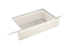 Undermount single-bowl farmhouse kitchen sink