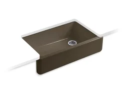 35-3/4" undermount single-bowl farmhouse kitchen sink