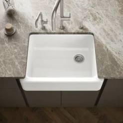 29-11/16"undermount single-bowl farmhouse kitchen sink